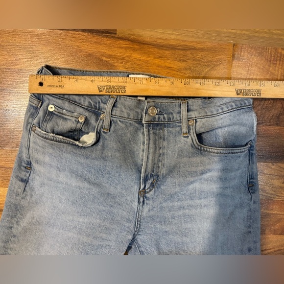 AGOLDE Toni High-Rise Slim Denim Jean in Daylight Light Wash Size 29 - Picture 3 of 7